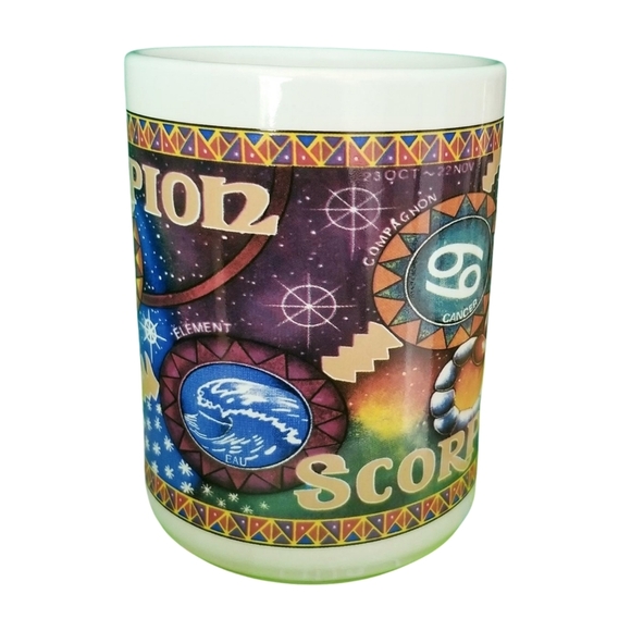🦂 90s Scorpio astrological mug - Picture 3 of 4